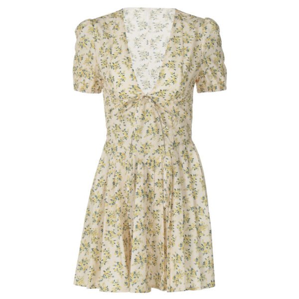 Fashion Pleated Floral Dress Women – Image 5