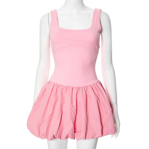 Women's Fashion Stitching Vest Dress – Image 9
